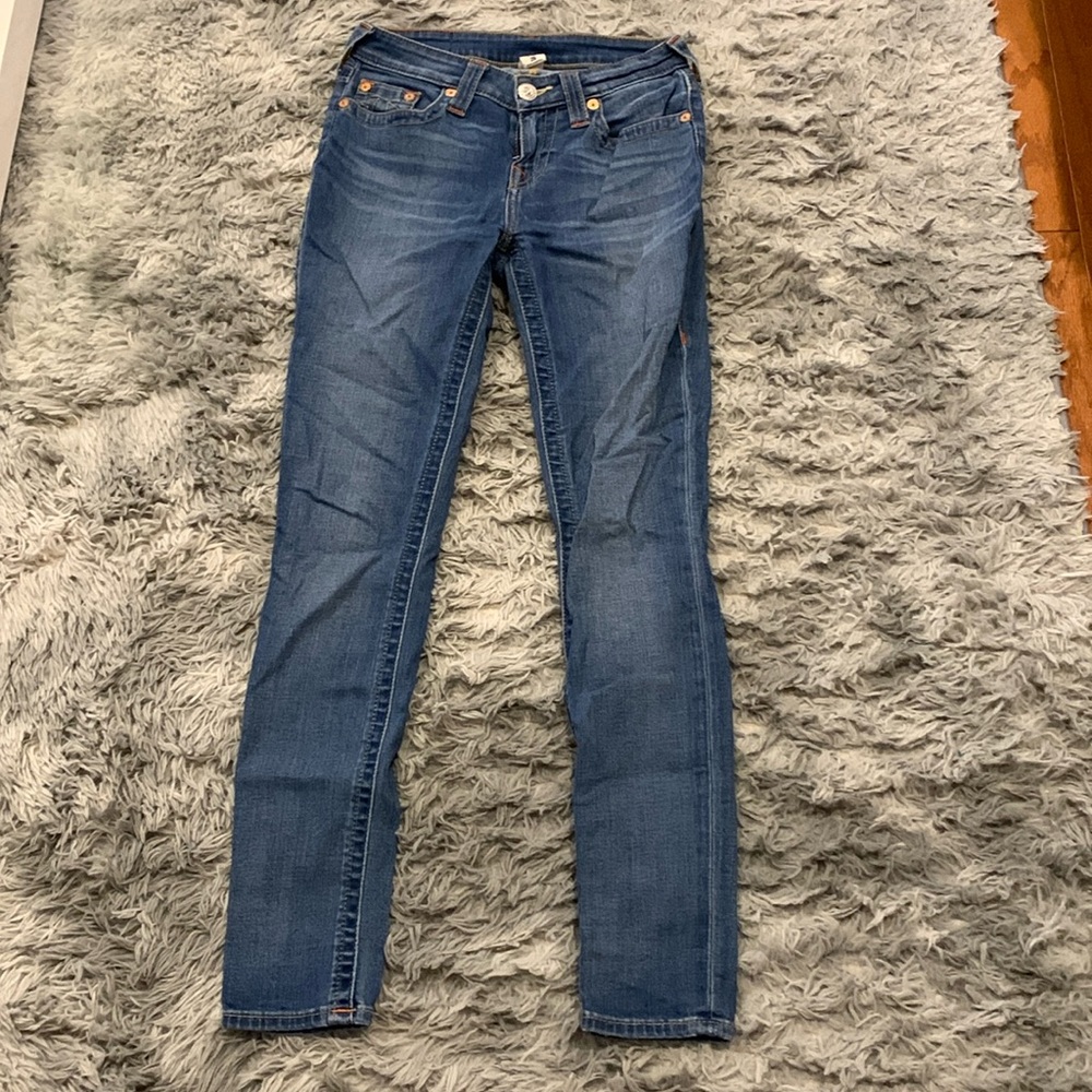 TRUE RELIGION WOMENS SKINNY JEANS
